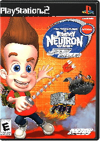 Jimmy Neutron Jet Fusion PAL Playstation 2 PAL box art